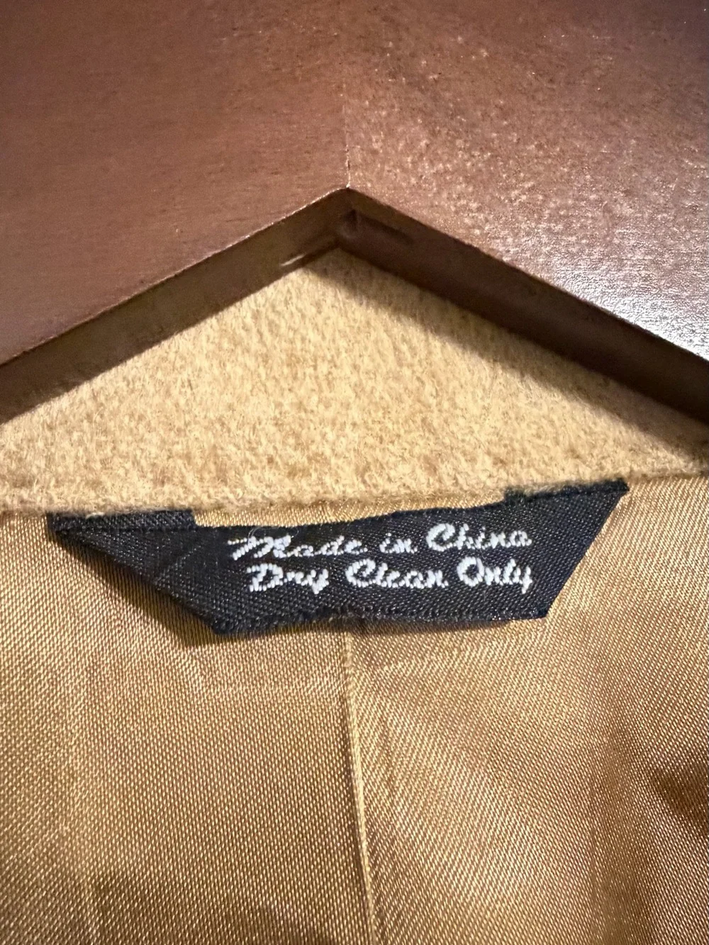 Bill Blass 100% Camel Hair Tan Blazer Sport Coat Men’s Size 38R